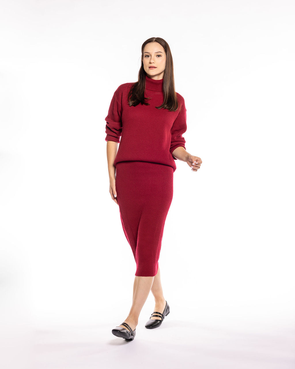 Maroon Sarah Sweater Set