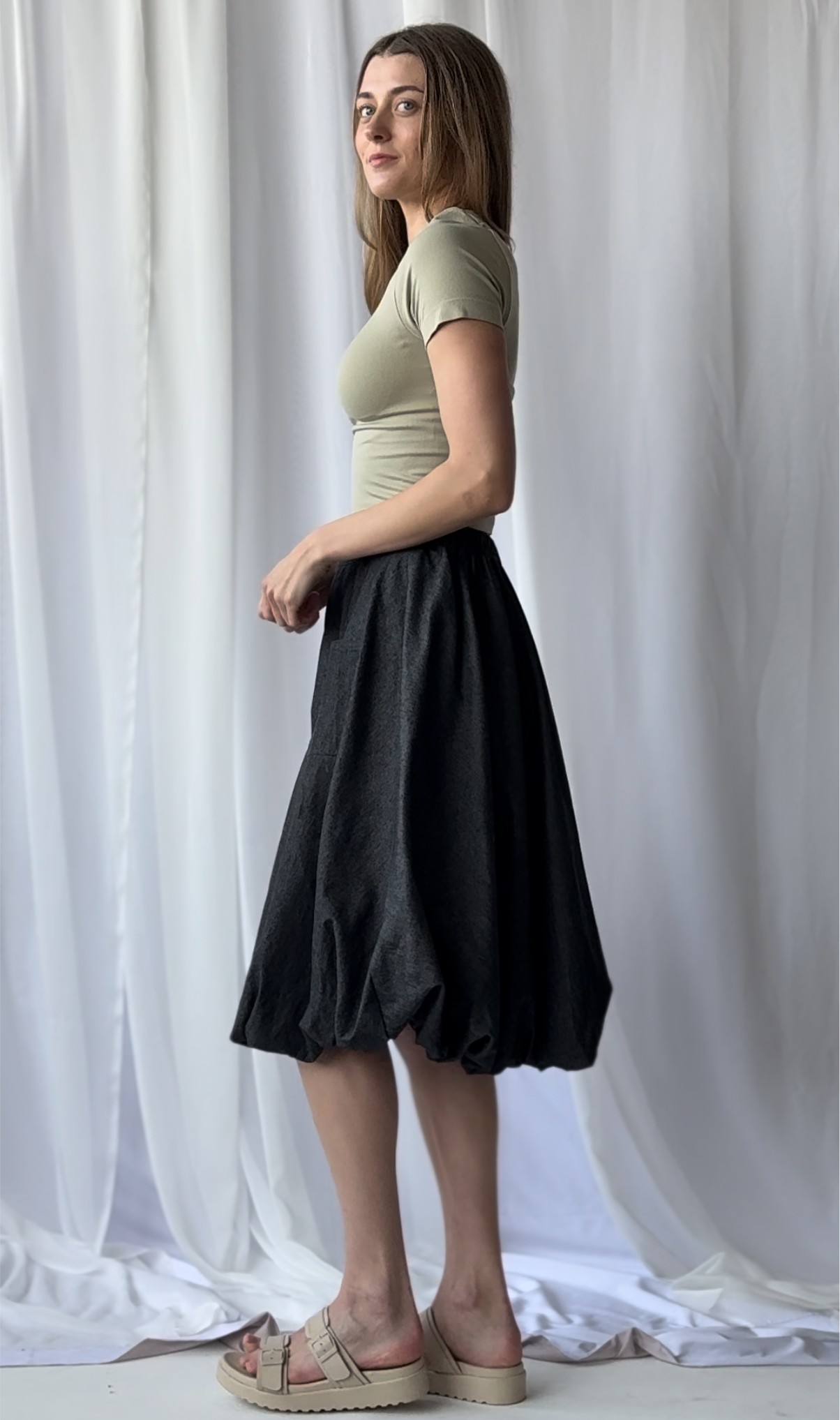 Stone Bubble Skirt