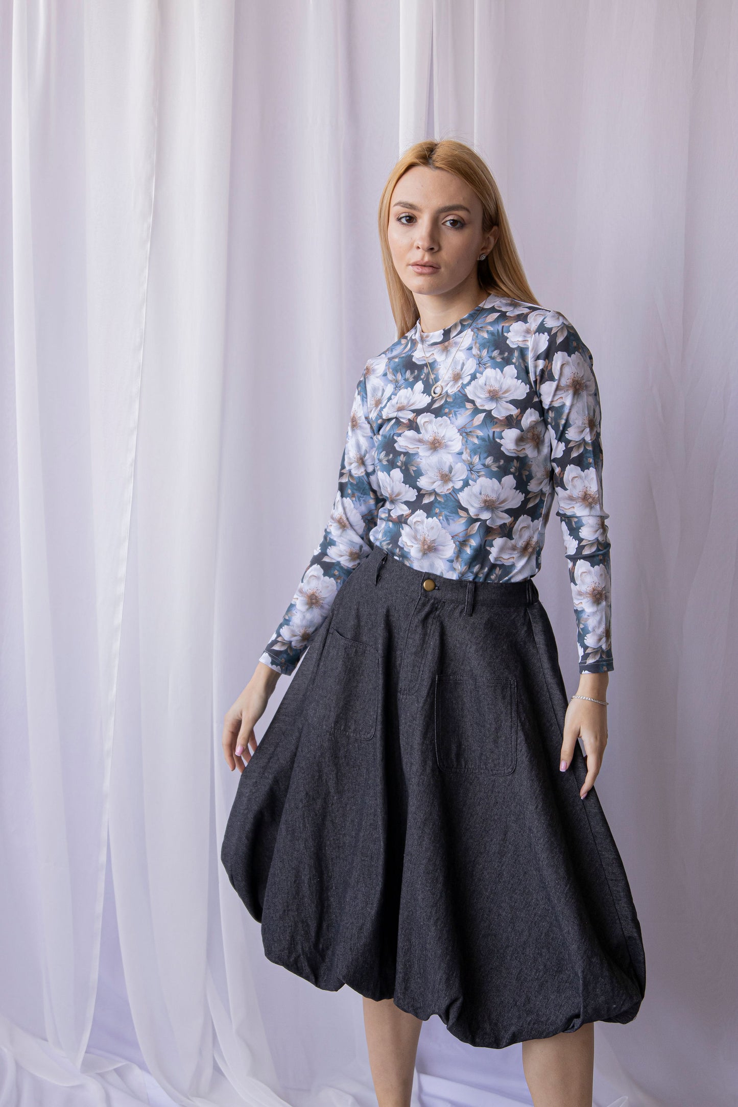 Stone Bubble Skirt